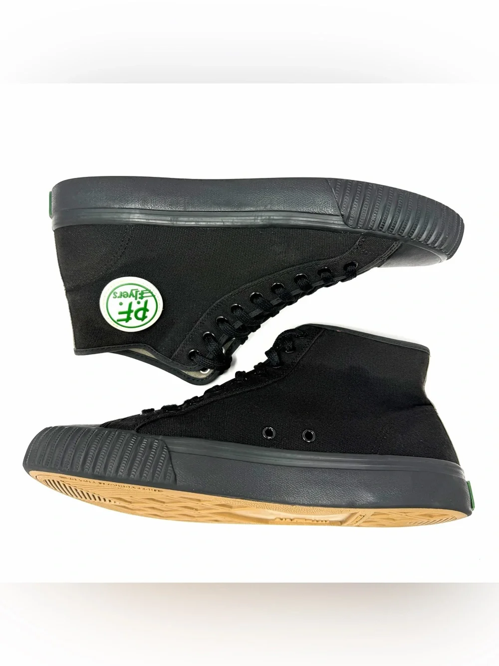 PF Flyers Mens Center Hi Sandlot Retro Sneaker Sz 10 Black Canvas MC2001SD GUC